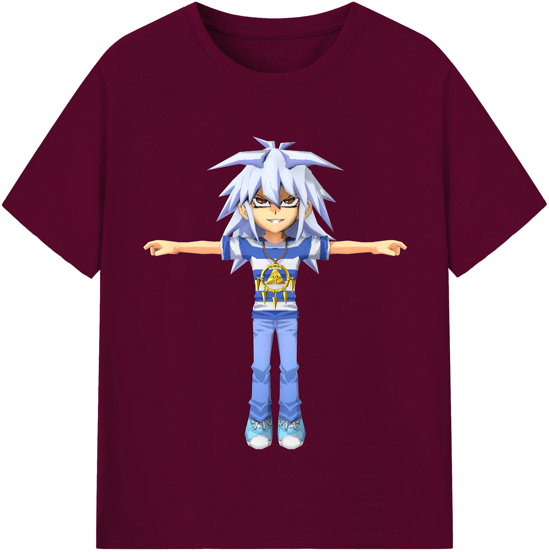 （画像用） 遊☆戯☆王 Yu-Gi-Oh! レディースカジュアルプリントTシャツ（綿100％）